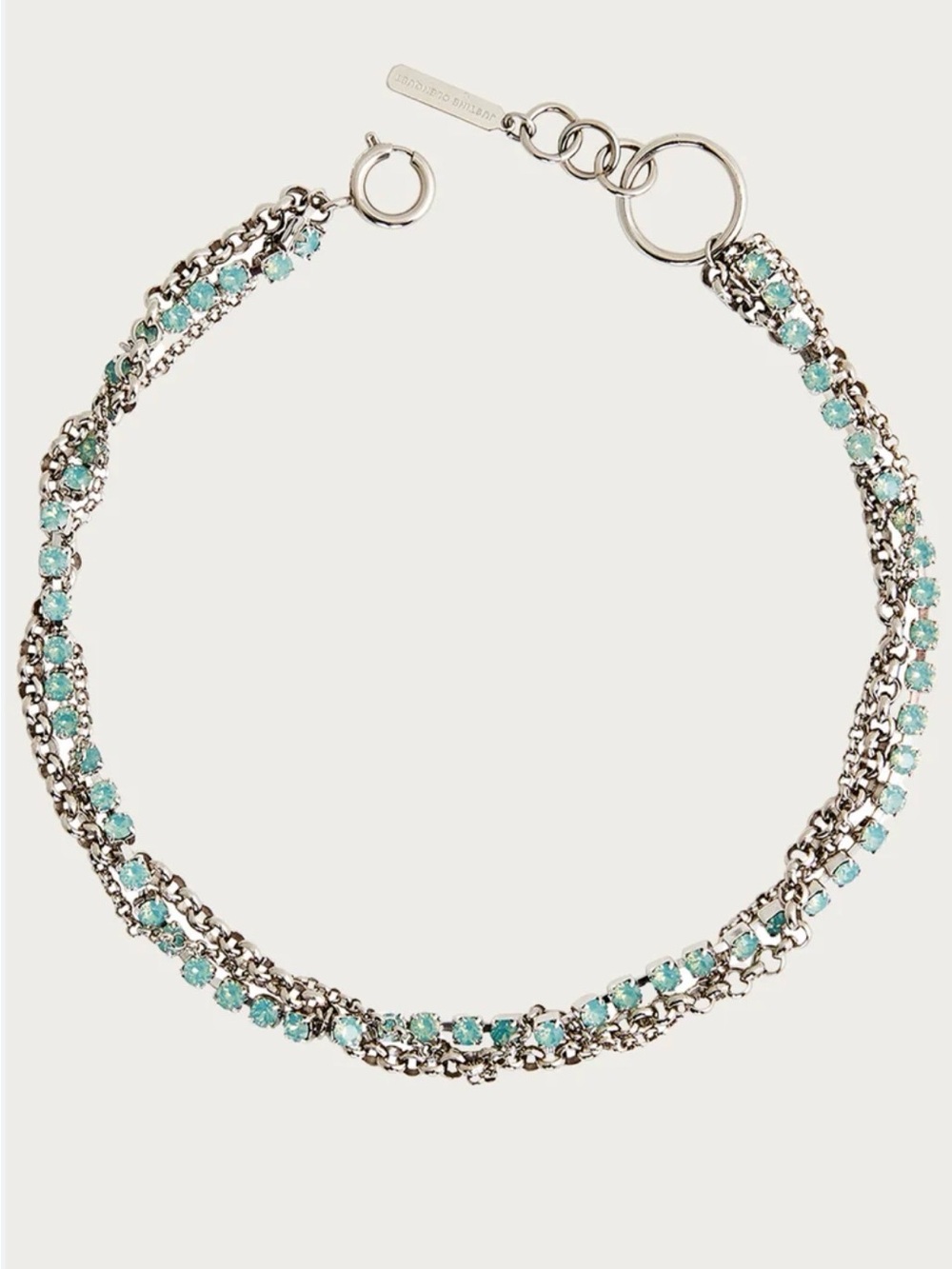 Justine Clenquet Silver Choker